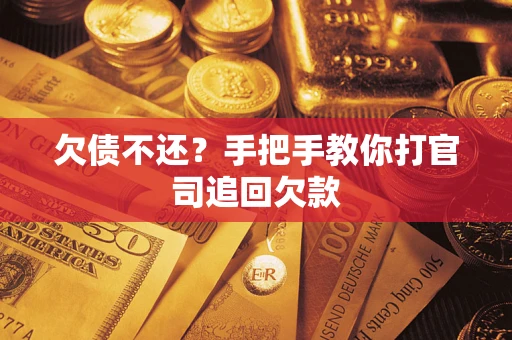 武汉欠债不还？手把手教你打官司追回欠款