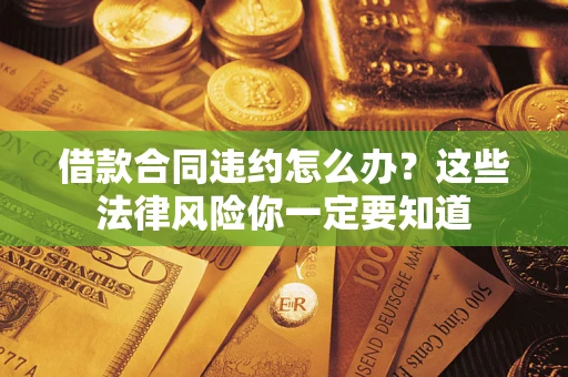 武汉借款合同违约怎么办？这些法律风险你一定要知道