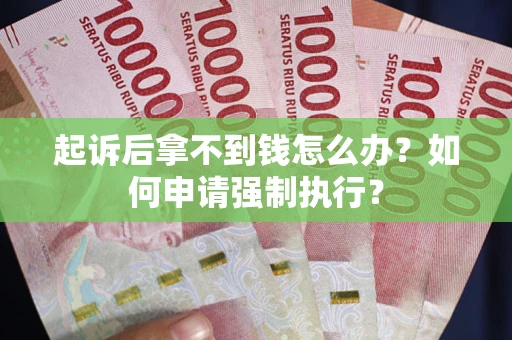 武汉起诉后拿不到钱怎么办？如何申请强制执行？