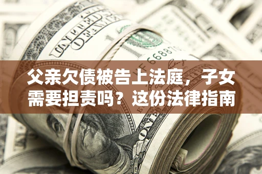 武汉父亲欠债被告上法庭，子女需要担责吗？这份法律指南必须看完
