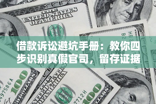 武汉借款诉讼避坑手册：教你四步识别真假官司，留存证据不踩雷