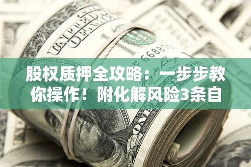 武汉股权质押全攻略：一步步教你操作！附化解风险3条自救法则