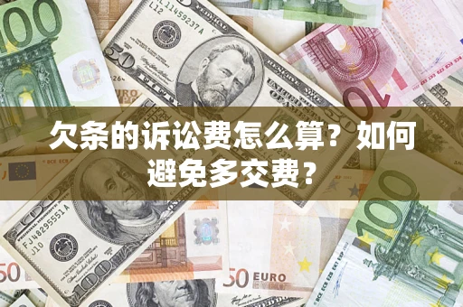武汉欠条的诉讼费怎么算？如何避免多交费？