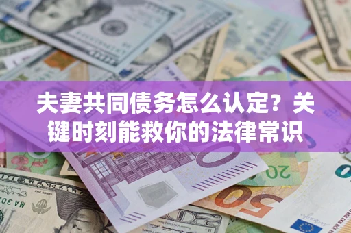 武汉夫妻共同债务怎么认定？关键时刻能救你的法律常识